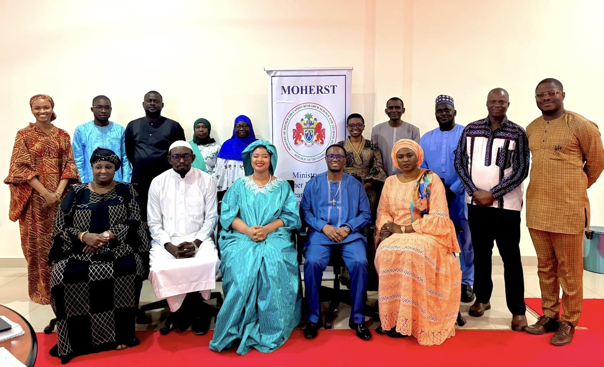 THET Fund Presents Stakeholder Engagement Analytical Findings to the Honorable Minister and MoHERST SMT